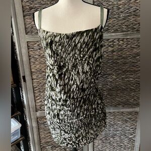 Torrid Size 3 Green Cami with Cinched Side